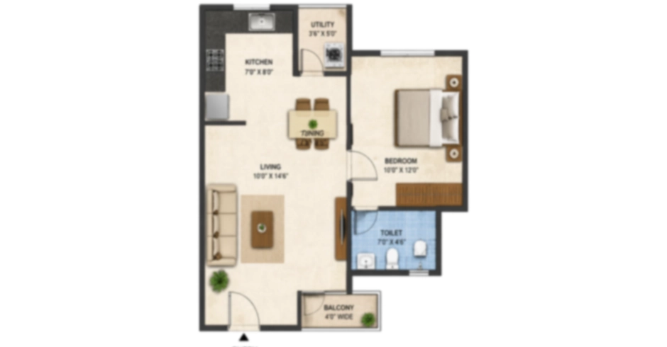 Pinnacle Nalasopara 1 BHK Floor Plans