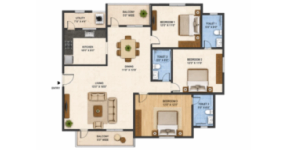 Pinnacle Nalasopara Layout Floor Plan